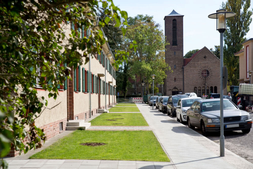 Eisenbahner Siedlung in Elstal