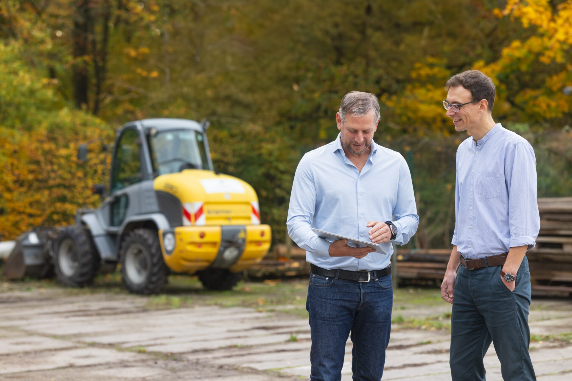 Dienstbesprechung auf dem Bauhof